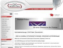 Tablet Screenshot of cnc-modellbau.com